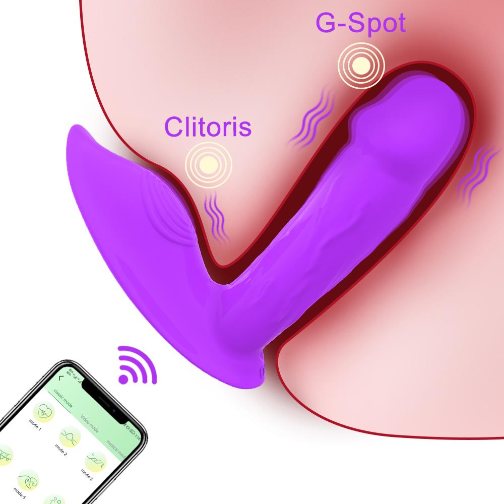 Mini Wearable G Spot Dildo Vibrators Adult Sex Toys For Women App Bluetooth Panty Vibrator Clitoris Stimulator Sex Machine 18