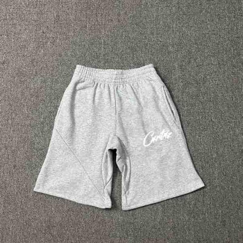 Cort Short Devil Island Print Shorts Mens Hip Hop Skate Casual Sweatpants Trendy Streetwear