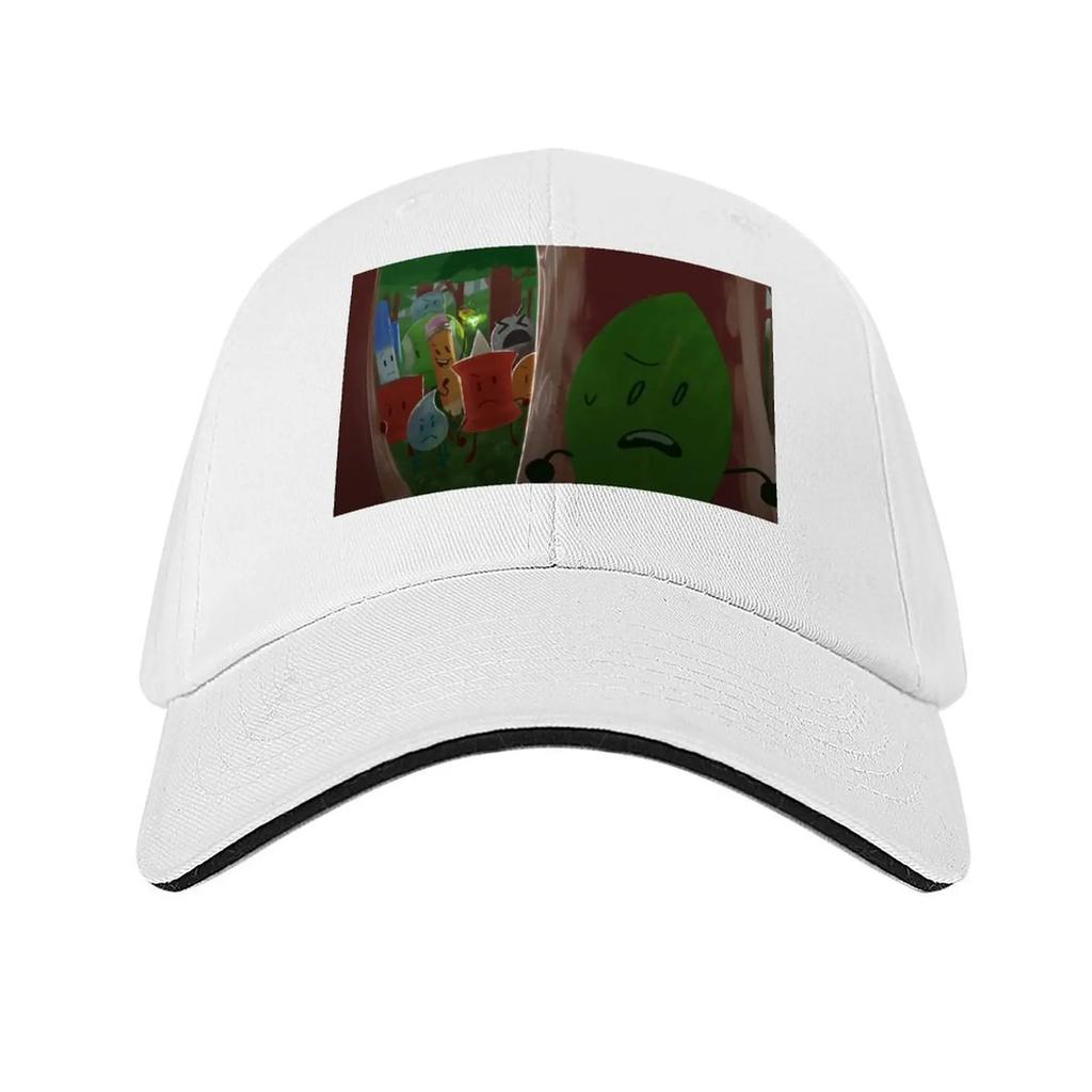 BFDI Leafy Chase Scene Baseball Cap Hood Visor tactical cap Sports Cap Man Womens