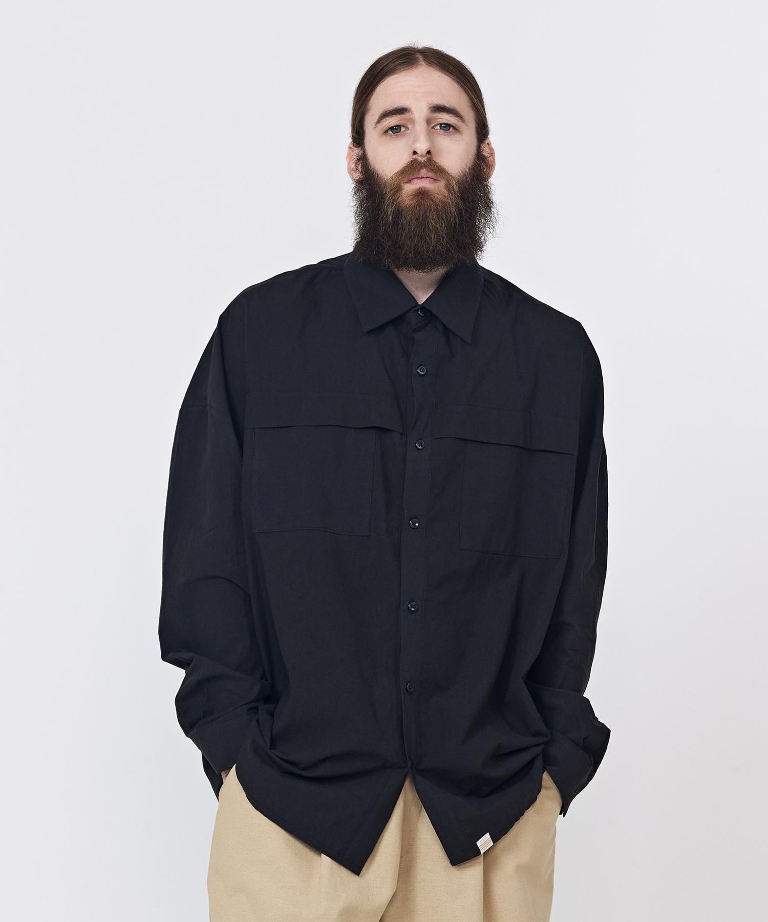 Cargo Bros Cb Pocket Bio Overshirt (Black) Free