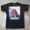 Top Gun Goose Talk To Me Graphic T- Shirt Mens Large Black Movie Tee NWOT