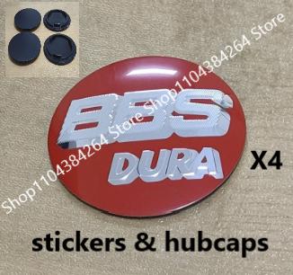 4pcs BBS DURA Logo 70mm Curved Surface Sticker Car Wheel Hub Center Cap Hub for BBS 0924 0924030 Center HubCaps