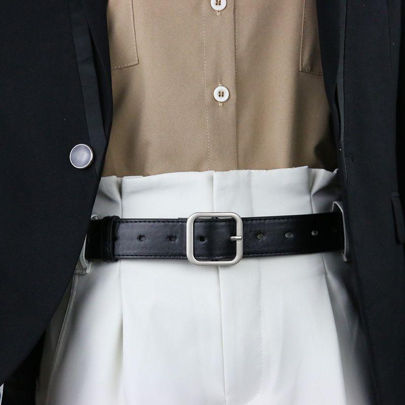 

Versatile Timeless Womens Waist Belt In Pu Leather For Effortless Style And Comfort Black 3.2