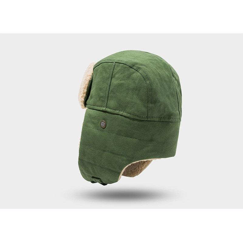 Lei Feng Hat Men and Women Winter Korean Version of The Trendy Ear Protection Hat Warm Cotton Hat Pilot Motorcycle Hat