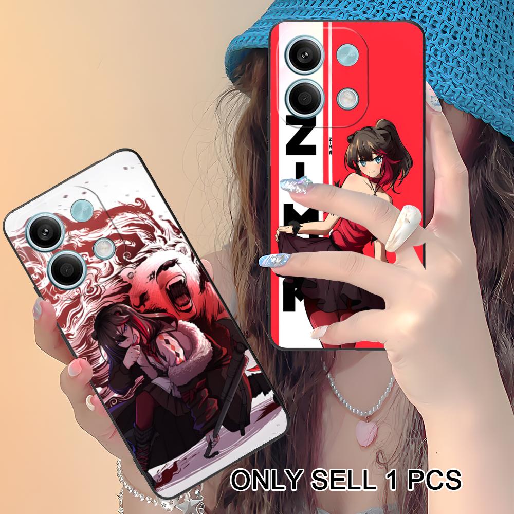 Arknights Zima Matte TPU Mobile Phone Case for Xiaomi Redmi Note 14 13 12 11 S Pro Plus 4G 5G Colorful Printing Cover
