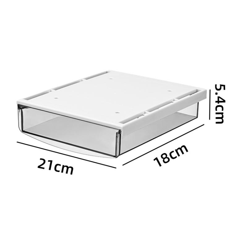 Hidden Under-Desk Drawer Storage Box Drill-Free Organizer Box