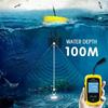 Alarm 100M Tragbare Sonar Fischfinder 45 Grad Sonarabdeckung Echolot Alarmgeber Geber See Meeresfischerei
