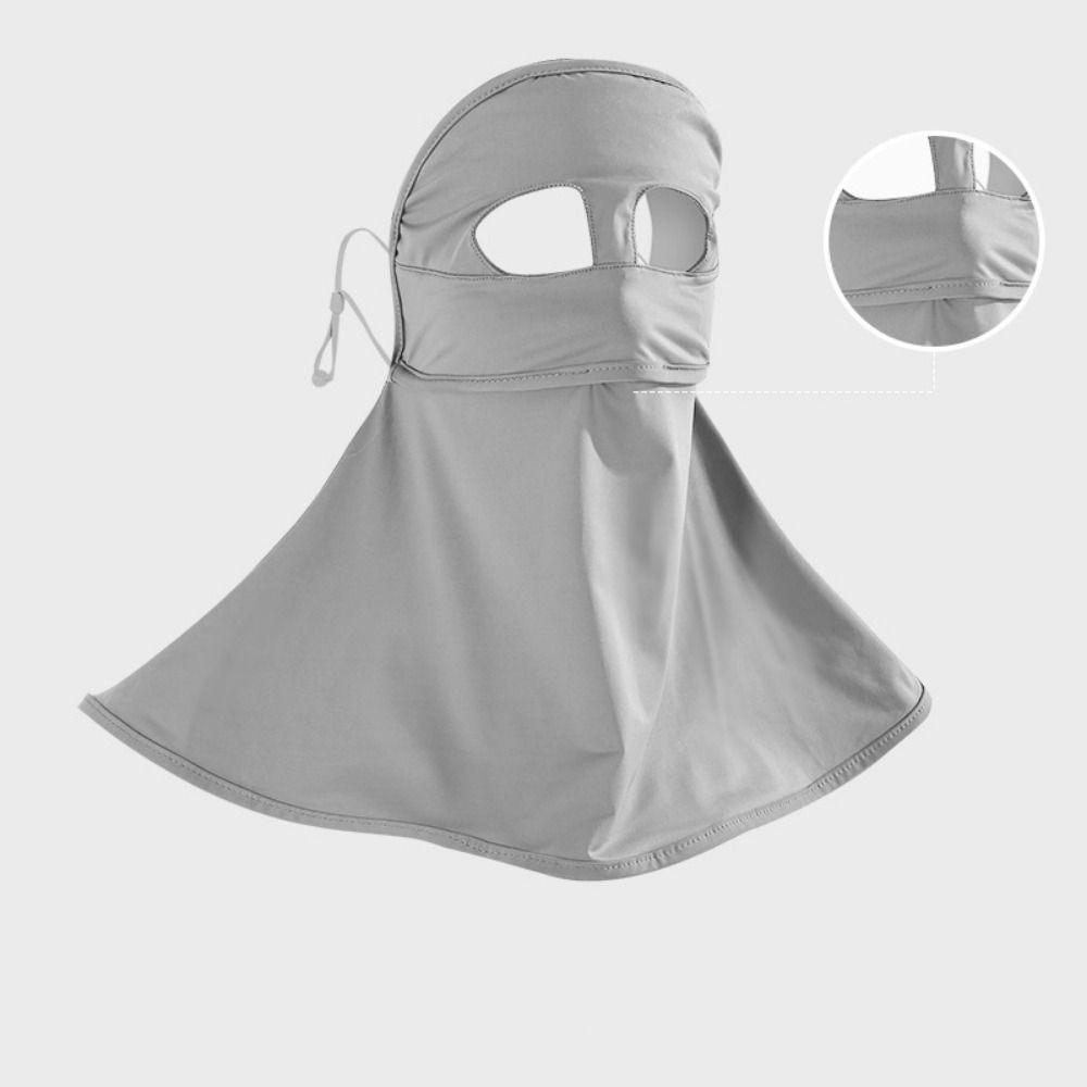 Sun Proof Women Summer Sunscreen Mask Face Cover UV Protection Neck Gaiter  Travel