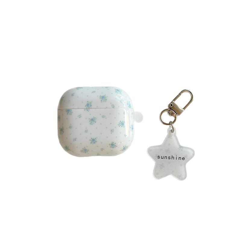 Small Fresh Floral Pendant AirpodsPro1 Earphone Case for Apple 1/1/1 Generation Wireless Bluetooth Protective Case