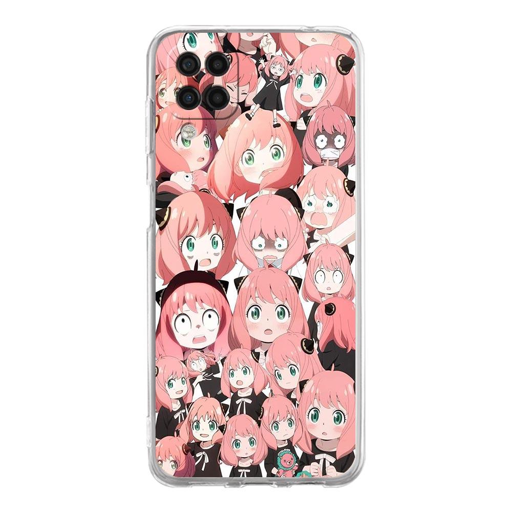 Spy x Family Anya Forger Handyhülle für Samsung A51 A71 A21S A12 A11 A31 A41 A01 A03S A13 A33 A73 A53 A52 A32 5G A23 Transparente Hülle