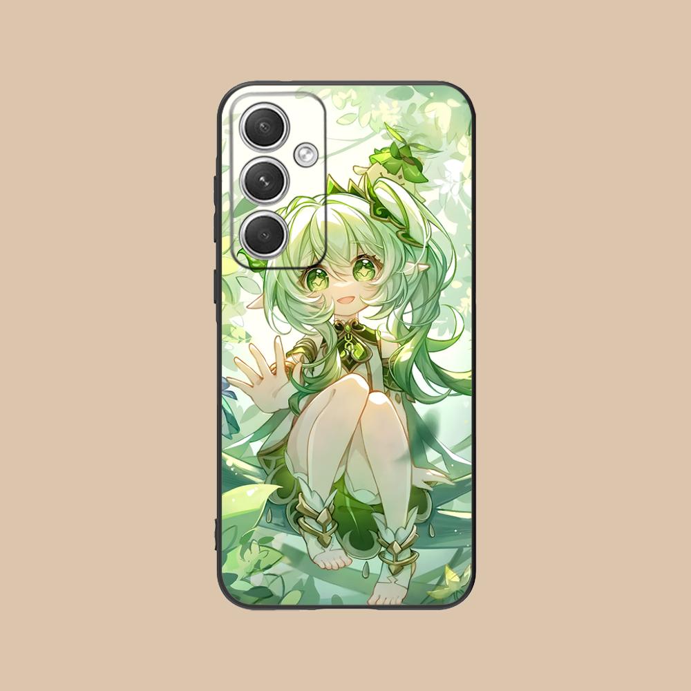 

Game GI Nahida Matte TPU Mobile Phone Case for Samsung Galaxy S26 S25 S24 S23 S22 S21 S20 Note20 Plus FE Ultra Colorful Cover Galaxy Note20