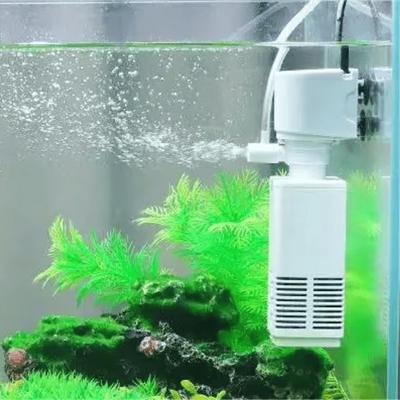 20W Akvaryum Dahili Düşük Desibel Filtre Dalgıç Pompa Oksijen Filtresi Su Pompası Oksijen Değişimi Akvaryum Temizliği