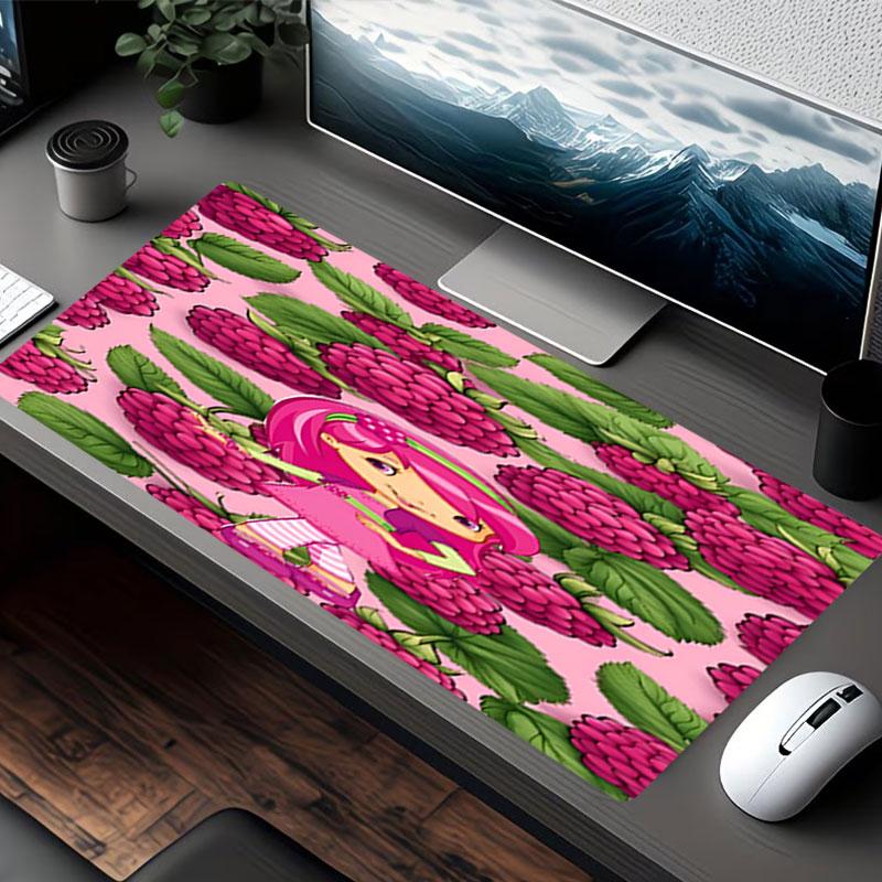 Strawberry Shortcake Print Mouse Pad, for Keyboard Pad Laptop PC Mat for Office Home Use, Desk Decor, Perfect Birthday Gift for Gamers