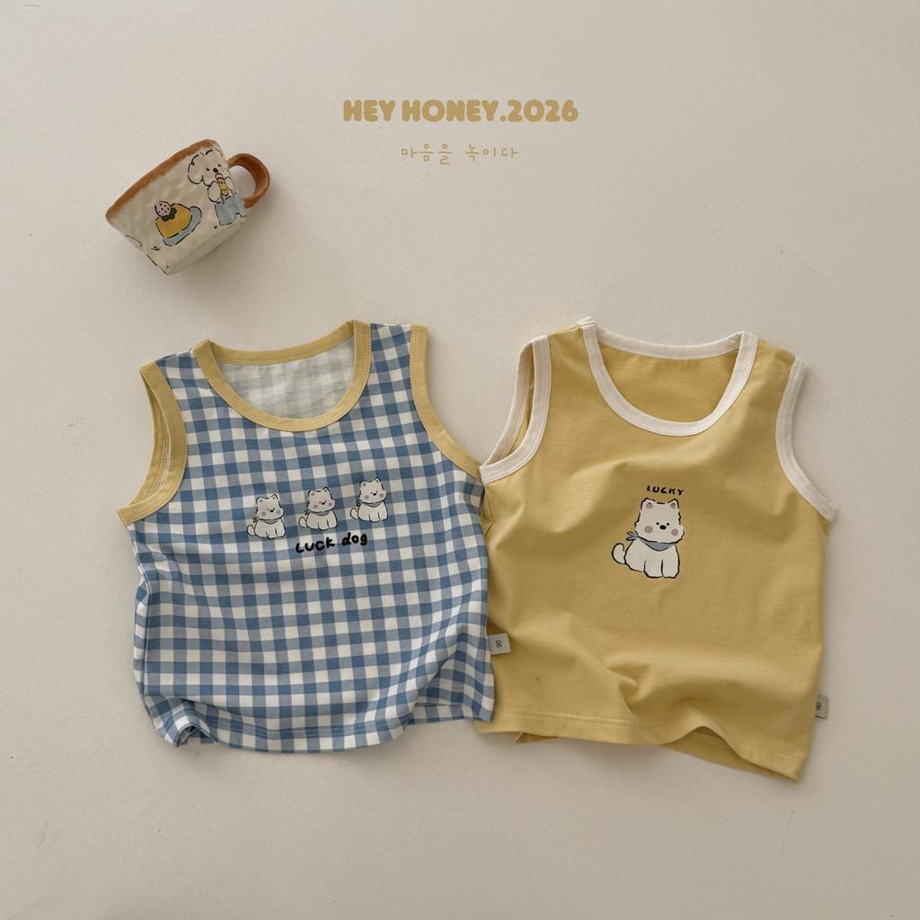 Heyhoney26 Summer Baby Vest Set - Large/Small, Cute Two-Piece for Boys and Girls