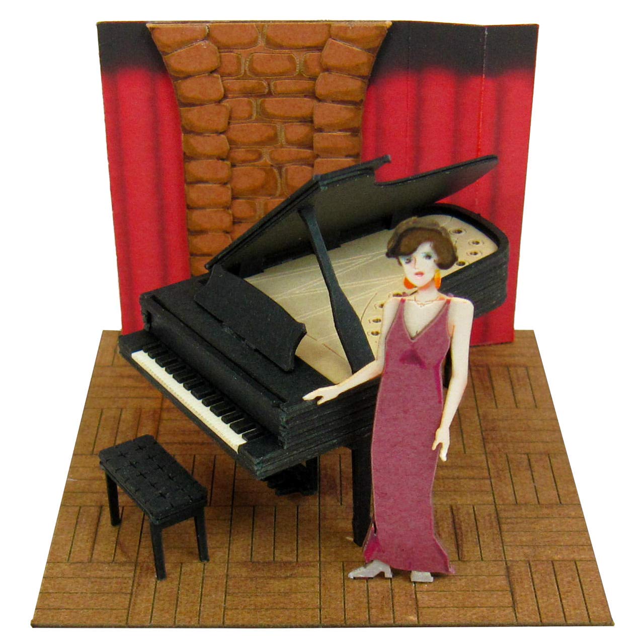 

Sankei Studio Ghibli Mini Porco Rosso Singing Gina Paper Craft Non-scale MP07-22