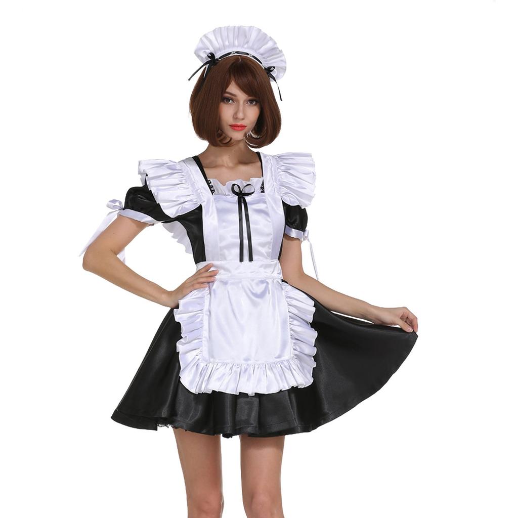 GOceBaby Feminine Maid Outfit with Back Thick Stain Wear Band, Dress, Two-Way (L)