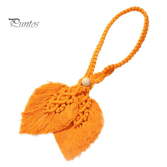 

Завязки для штор Деревянные бусины Плетеные кисточки в форме листа Крепление для штор в стиле бохо Украшение для штор в фермерском стиле Подхваты для штор в спальню Подхваты для штор оранжевый