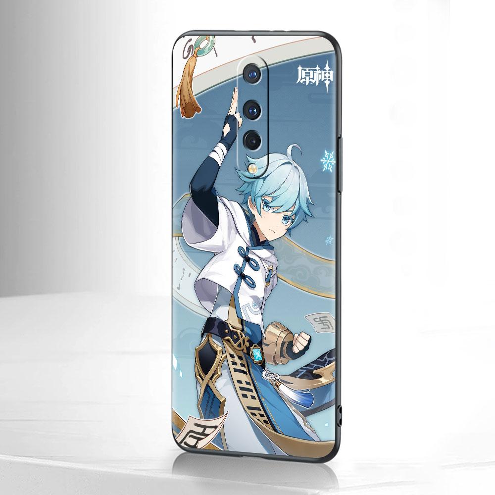 

Мягкий чехол для OnePlus 8T 7 9 8 Pro Nord 2 Z N10 5G 9R N100 7T 6T N200 CE черный силиконовый чехол для телефона аниме Genshin Impact OnePlus Nord Z