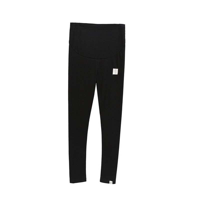 Maternity Support Leggings - Elastic Kitten Print, Spring/Autumn, 9-point Length