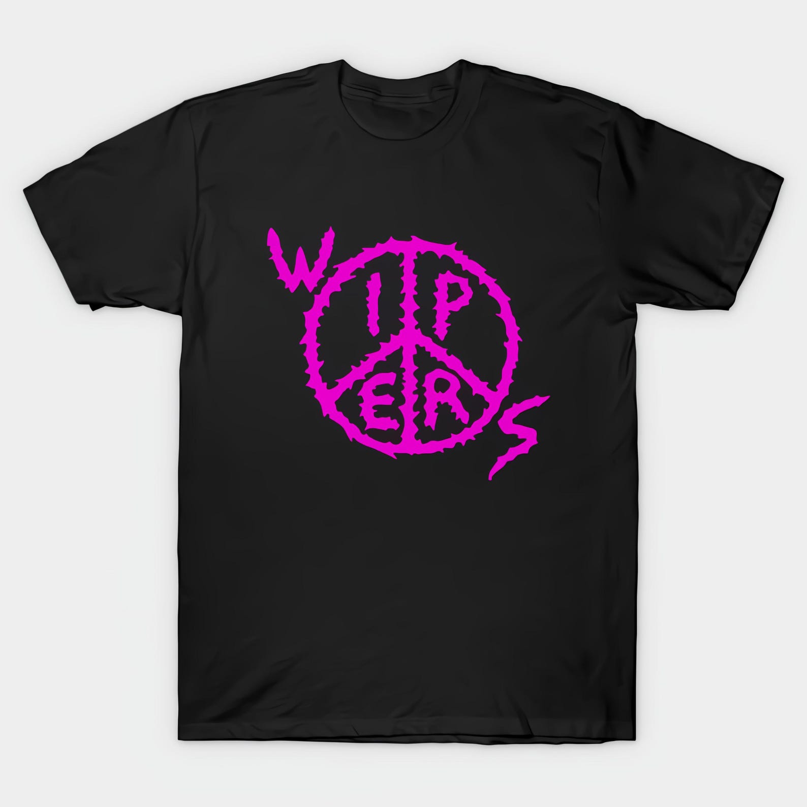 The Wipers Band Black T shirt Size S-4X Casual 3XL