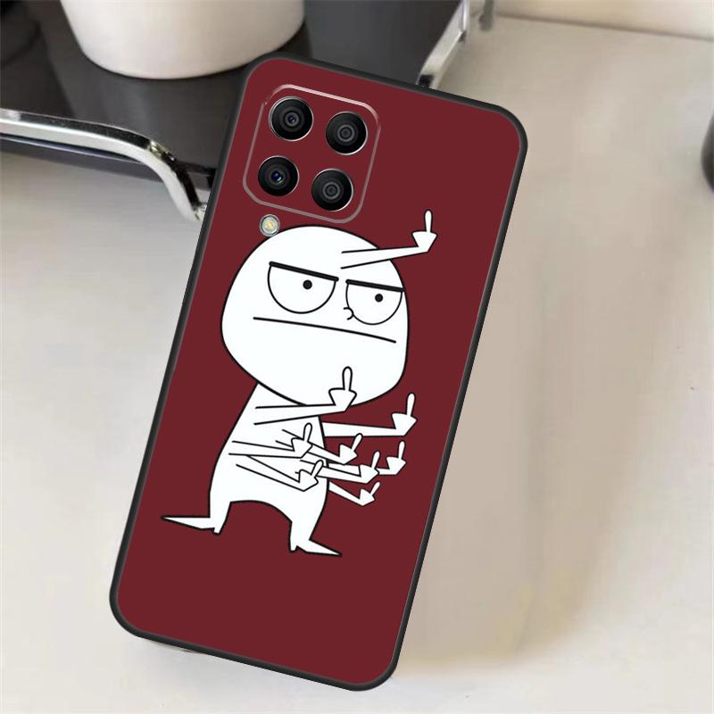 Funny Middle Finger Memes Case For Samsung Galaxy M16 M36 M56 M33 M53 M13 M12 M32 M52 M20 M15 M55 M31 M14 M35 M34 M54