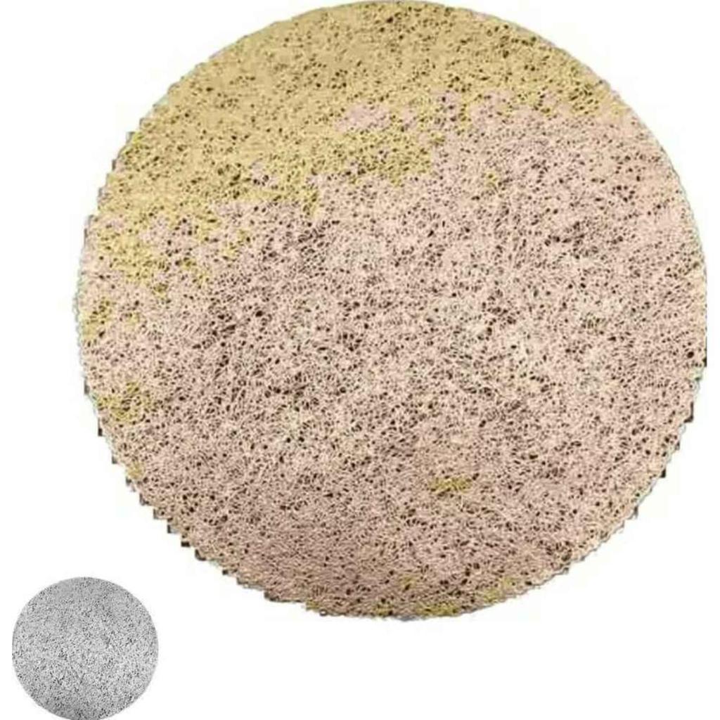 Elegant Interior [Round Placemat, Silver] Feng Shui Round Placemat, Table Coordination, Christmas, 11501PM-SV