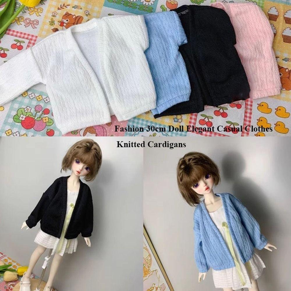 

Handmake Knitted Cardigans Fashion Doll Pants Skirt Doll Elegant Clothes for 1/6 BJD 30cm Dolls 3
