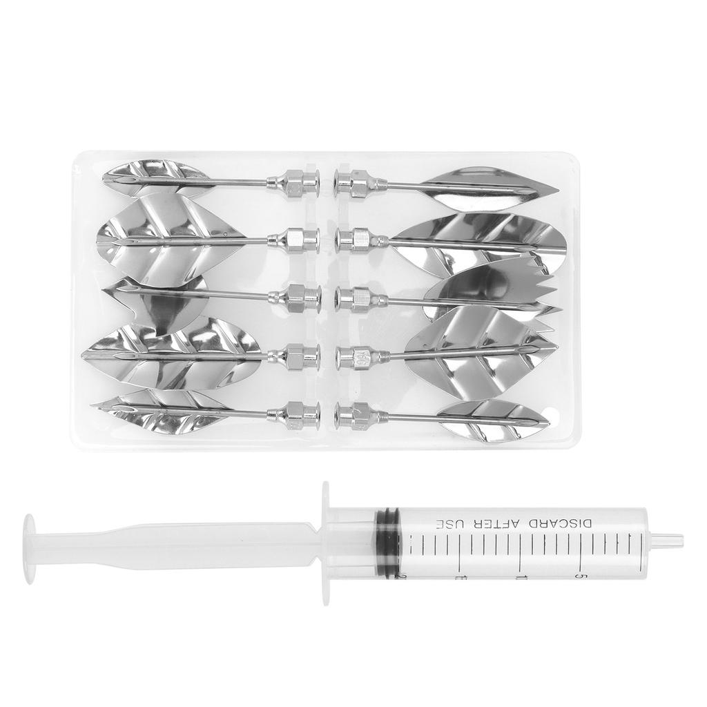 Cake Decorating Icing Piping Syringe Nozzles Set Flower Art Tools for Pudding Fondant Decor