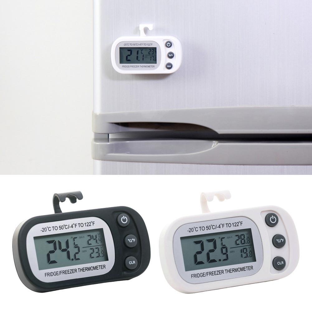 LCD Digital Waterproof Refrigerator Freezer Thermometer with MinMax Function