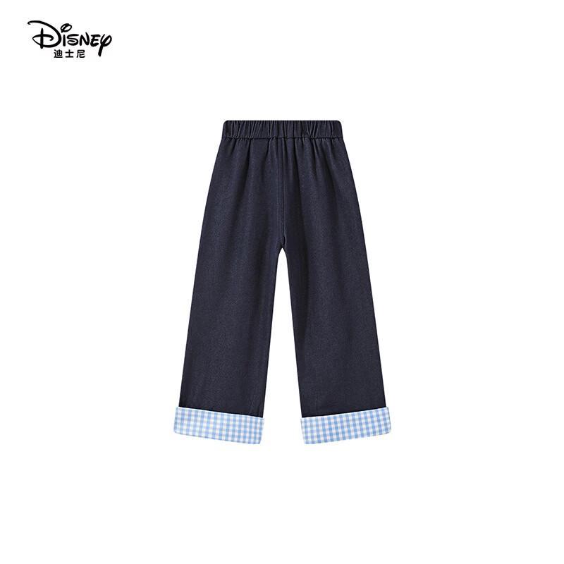 Disney Girls' Judy Print Straight Wide-Leg Jeans
