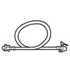 AXW012CA0100 Panasonic Washer/dryer Water Supply (pressure) Hose (80cm)