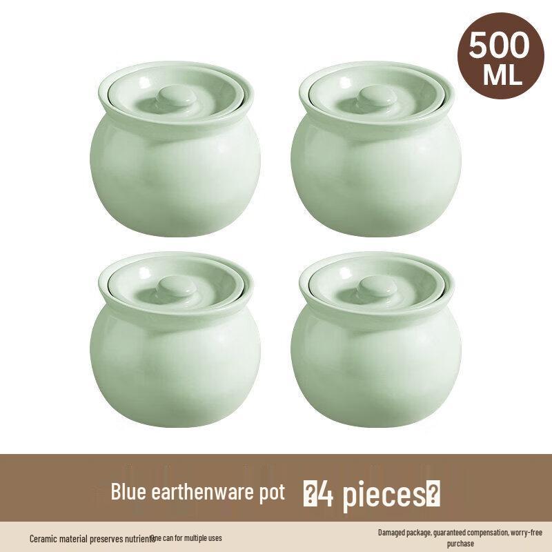Qīwēi Ceramic Double Boiler Stew Pot