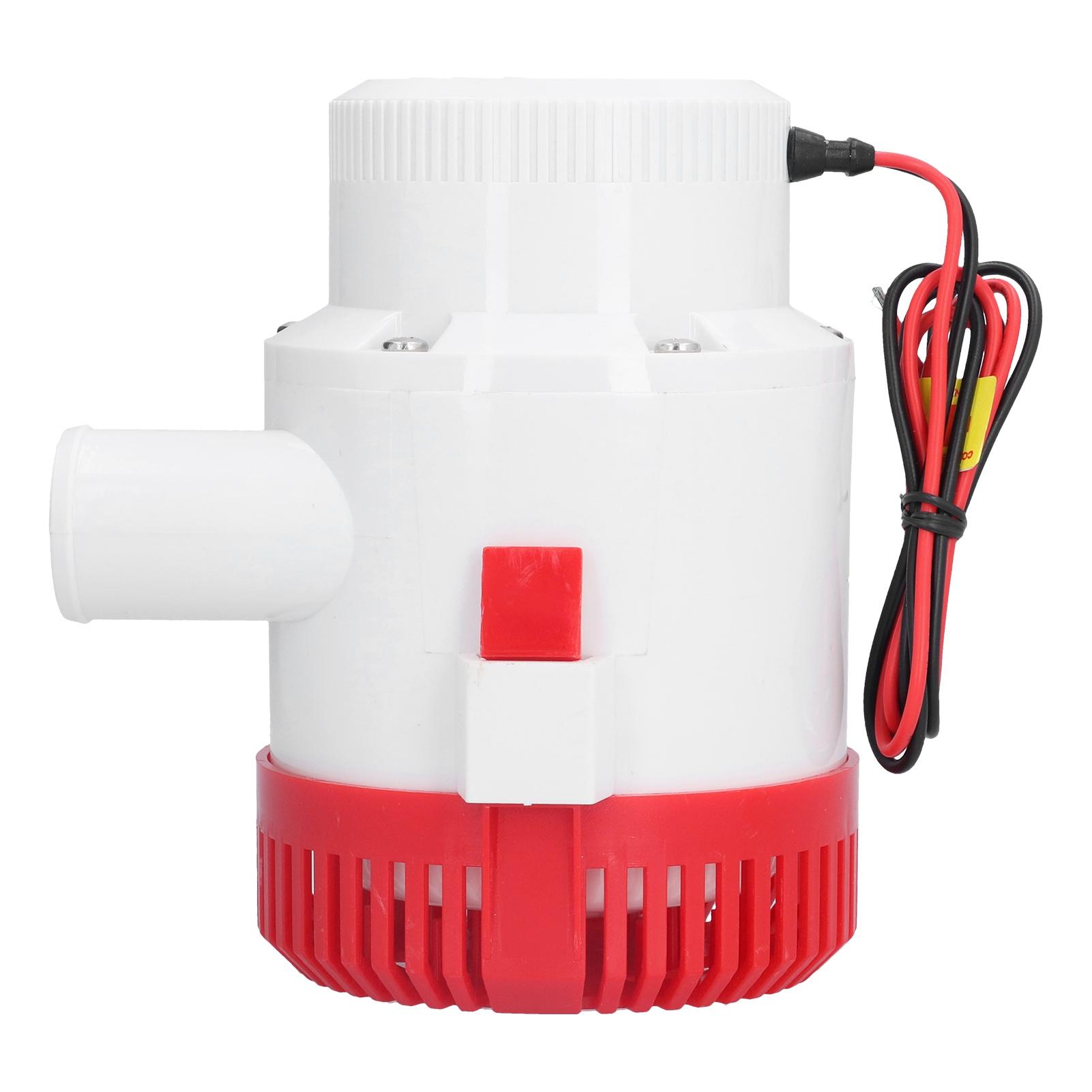 

Large Bilge Pump Anti Shock Anti Rust Anti Corrosion Submersible Pump for Drainage Provides PowerDC12V 3700GPH