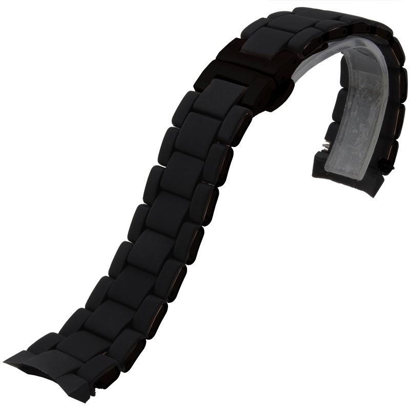 Silicone Stainless Steel Watchband for AR5905 AR5920 AR5890 AR5891 AR5889 Watch Strap 20mm 23mm Black Brown Men Women Bracelet