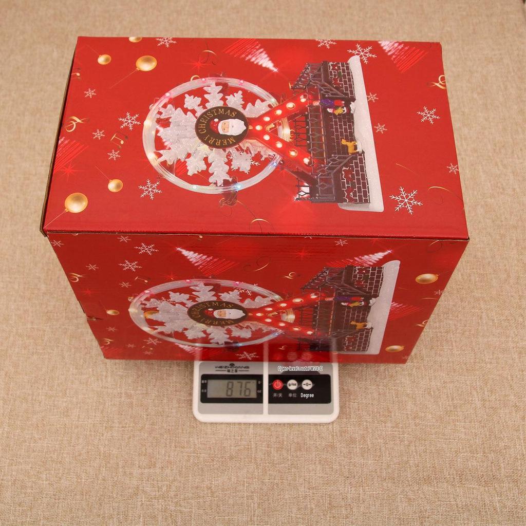 Rotating Luminous Ferris Wheel Music Box - Creative Christmas Home Decoration Gift