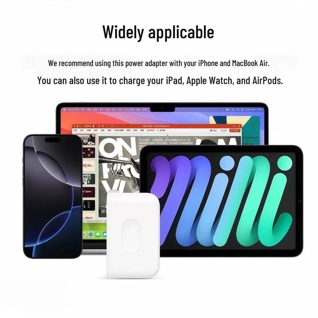 PD40W Foldable Fast Charger for iPhone 15, 3C Certified, Compatible with Apple 17.