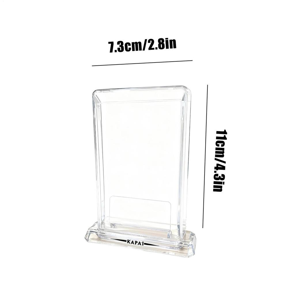 Card Slab Case Rating Card Brick Clear Deck Organizer Storage Sleeve Holder Display For Children Adults Presentation Collection