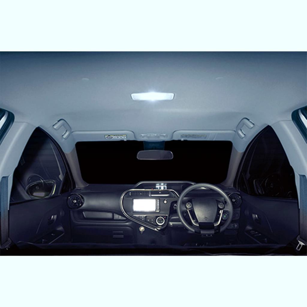 CARMATE GIGA Car LED Room Lamp, 15000K, Bright and Long Life, Cool Blue-White Light,