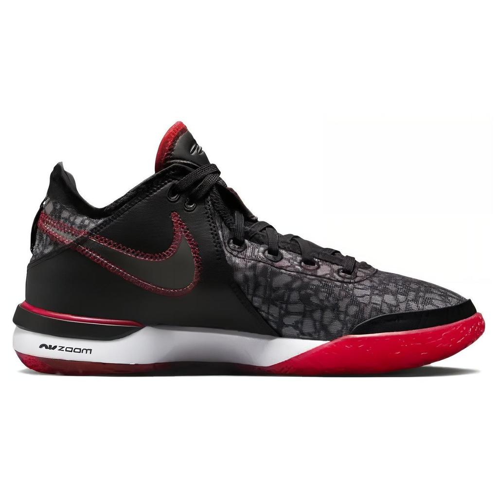 FaZe Clan X Nike Zoom LeBron NXXT Gen Bred Men Sneakers Black White University-Red DR8784-001