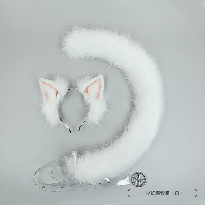 Handmade Animal Ears Headband Olita Headgear Cat Ears Fox Plush Hairpin Hair Accessories Handmade Imitation Animal Ears