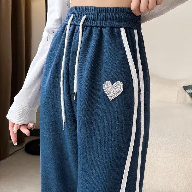 Women's Summer 2024 Wide-Leg Sweatpants: Casual, Loose, Straight-Leg Sports Pants