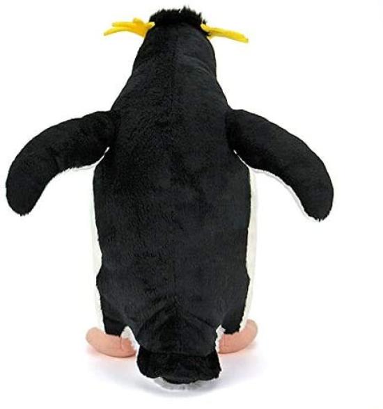 Calorata Rockhopper Penguin Plush Toy Realistic Penguin Animal Toy Doll Gift Present Birthday Christmas Present (Standing, Parent/Soft Touch) (Twice
