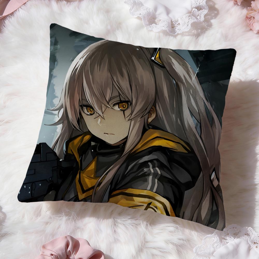 Girls Frontline Cushion Cover Premium Comfort Reversible Pillow Cove -Two in One Design for Any Room & Car Interior