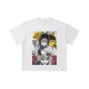 260 GSM Double Yarn 32 Count 100% Cotton Demon Slayer V119 Shinobu Print Unisex Heavy Cotton T Shirt