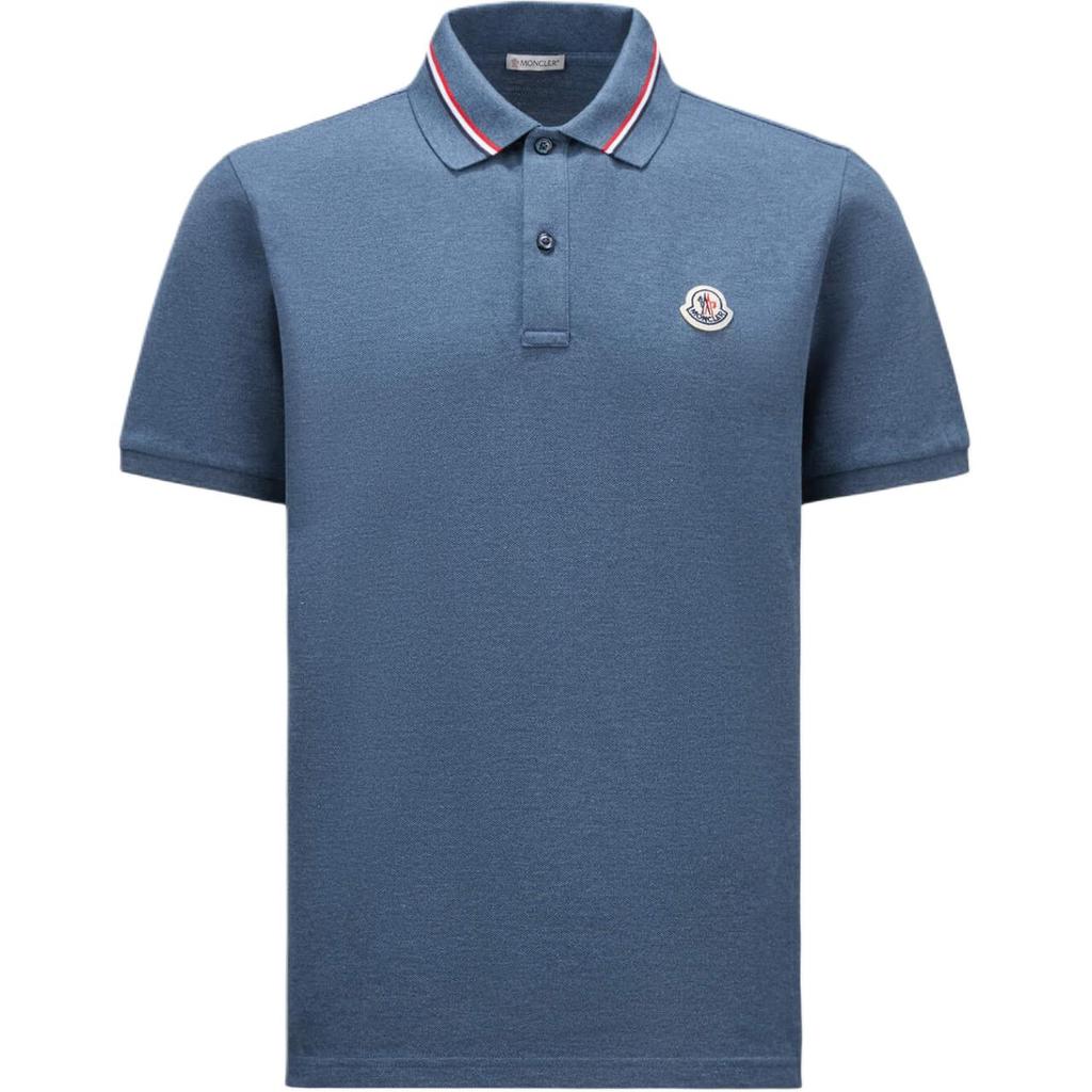 Moncler Logo-patch Piqué Polo Shirt J10918A0002189A16794