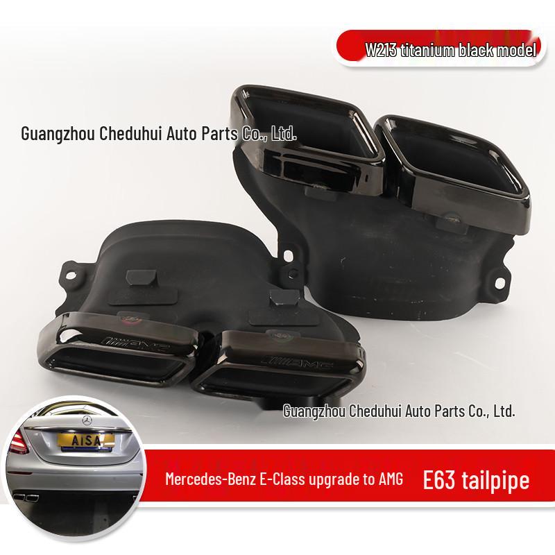 Modified Mercedes-Benz E-Class W213 AMG Brabus E63 Quad Exhaust Tailpipe