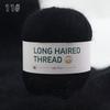 Filato di Pile di Visono a Pelo Lungo 50G Cappello Sciarpa Giacca Lavorati a Mano Moda Autunno Inverno Filato