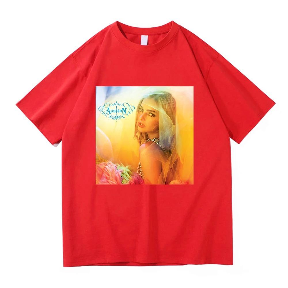 Addison Rae AddisonT Graphic Tee 2025 New Album Merch Vintage Harajuku Style Unisex Premium Cotton Women And Men Tshirts