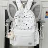Schoolbag Korean schoolbag Junior high school girls ins fresh casual high value backpack High school students large capacity lightweight backpack
