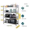 Beifu 4-Tier Stainless Steel Storage Rack
